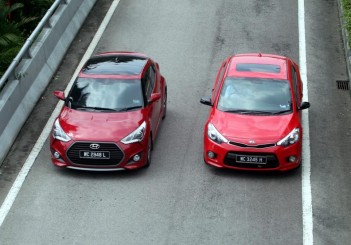 Hyundai Veloster Turbo and Kia Cerato Koup - 01