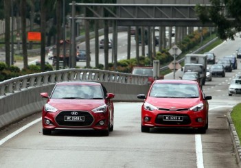 Hyundai Veloster Turbo and Kia Cerato Koup - 03