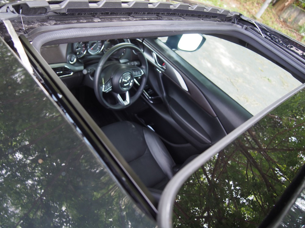 Powered sunroof