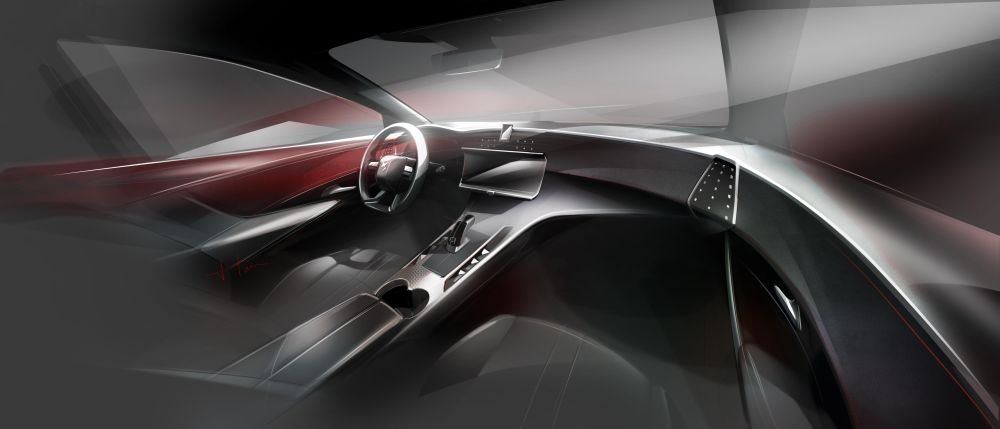 20170228 DS 7 CROSSBACK - Interior Design Sketch