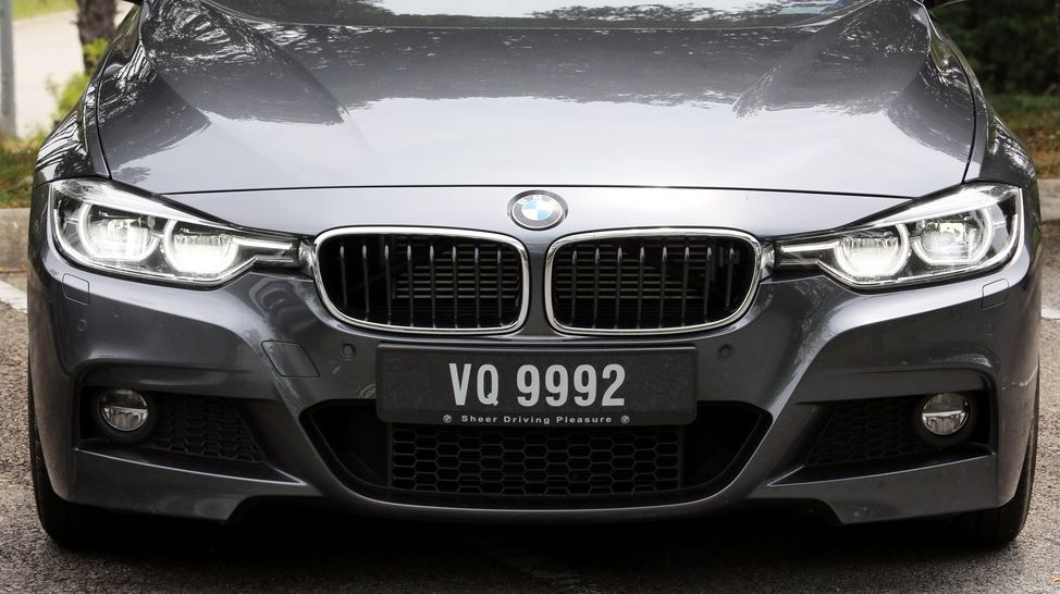 MERCEDES BENZ C350e and BMW 330e M sport.