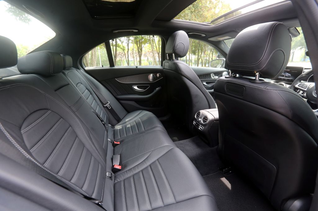 MERCEDES BENZ C350e and BMW 330e M sport.