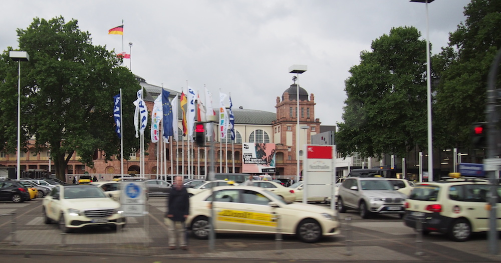 Messe Frankfurt or Frankfurt Exhibition Centre is the venue of the motor show.