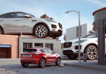 Jaguar E-PACE stars in artist’s 'warped reality' video